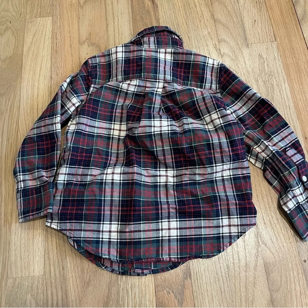 Ralph Lauren Boys Plaid Button Down